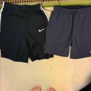 nike & quicksilver shorts 2 pairs